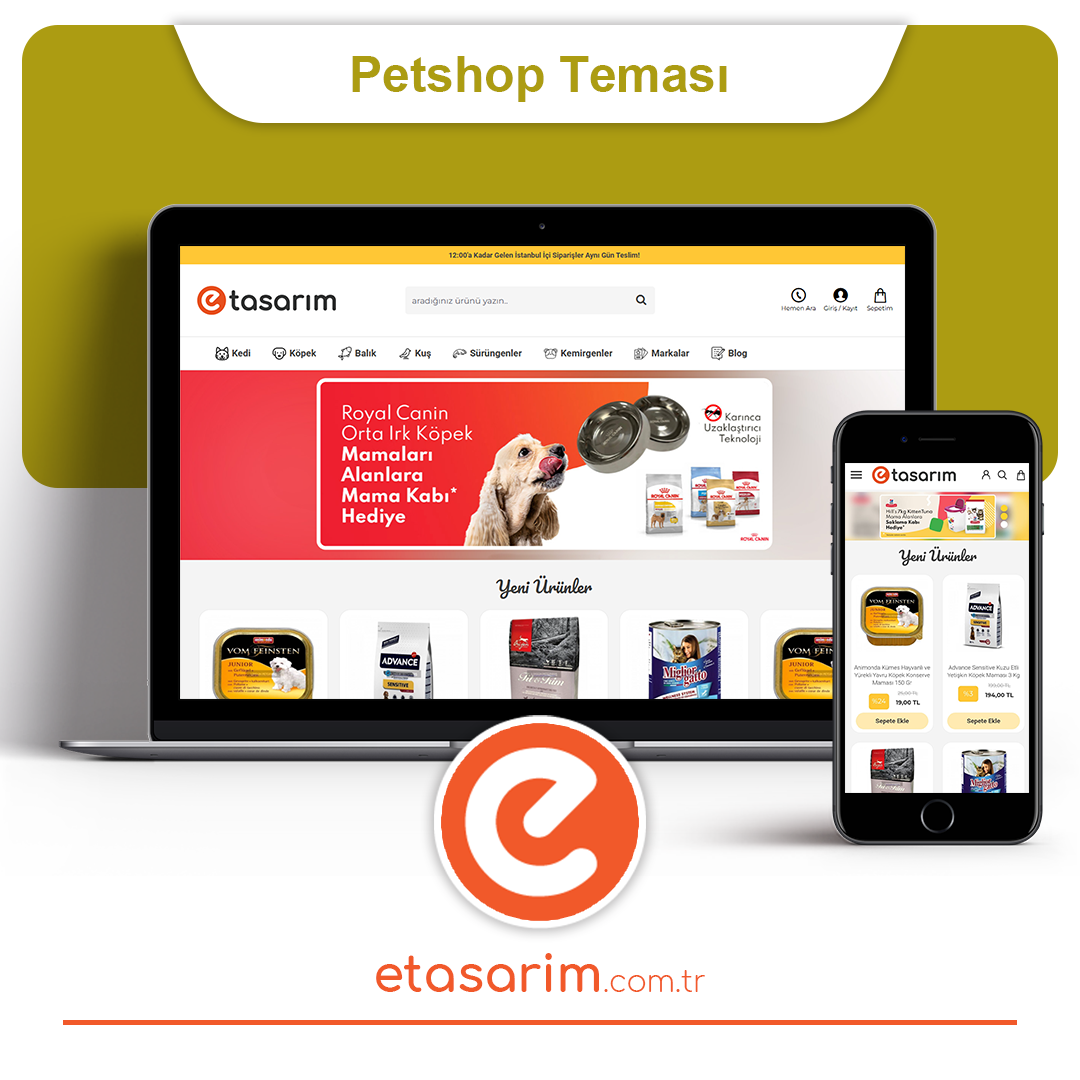etasarim.com.tr Petshop_teması